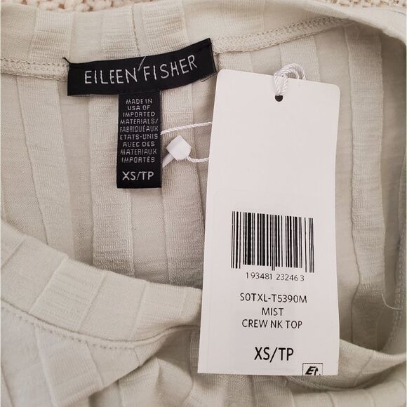 Eileen Fisher Ribbed Textured Top - Picture 9 of 10